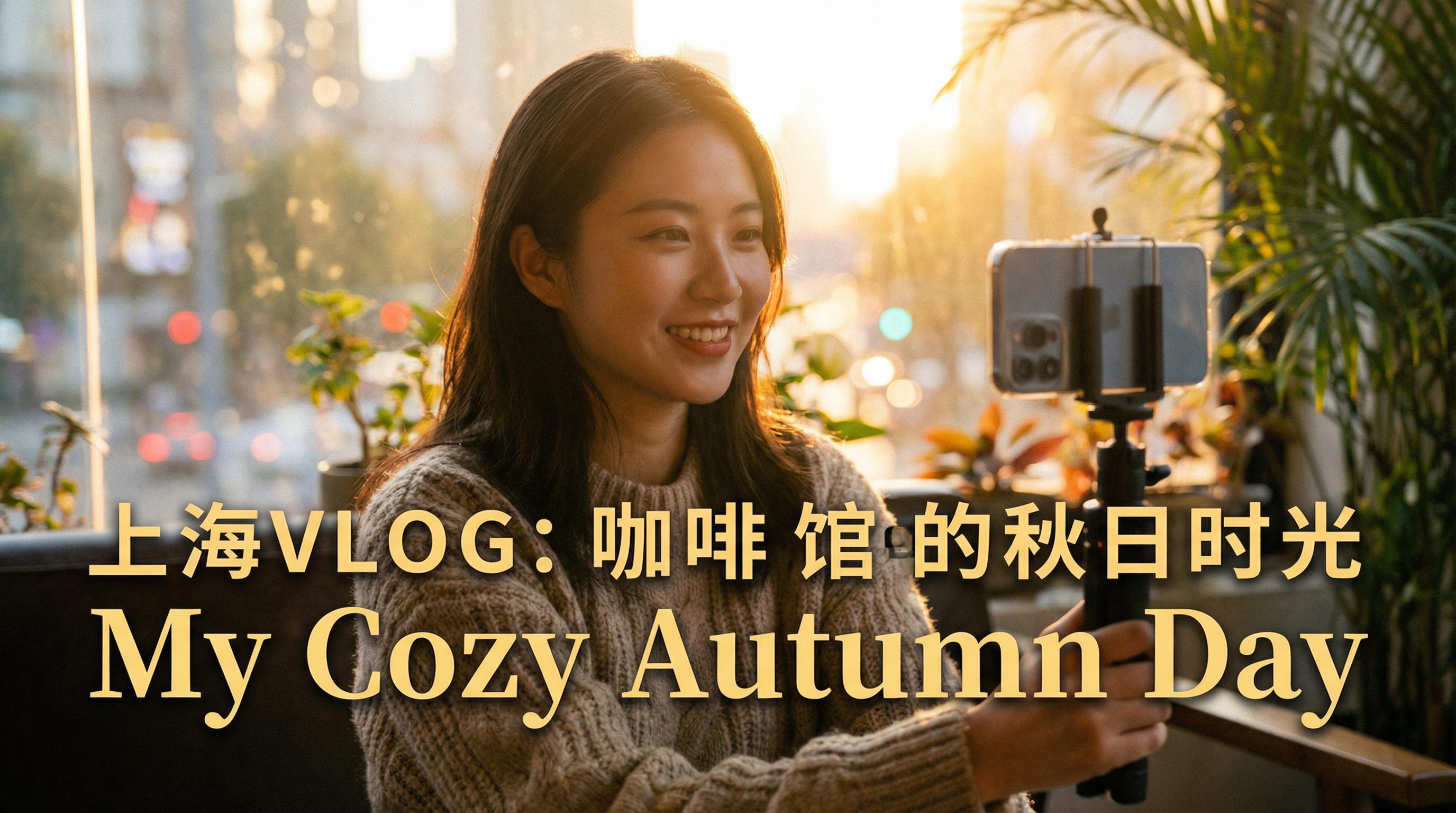 糖心vlog 生活视频 - 糖心vlog | 上海秋日咖啡馆vlog，一个人的美好生活视频记录